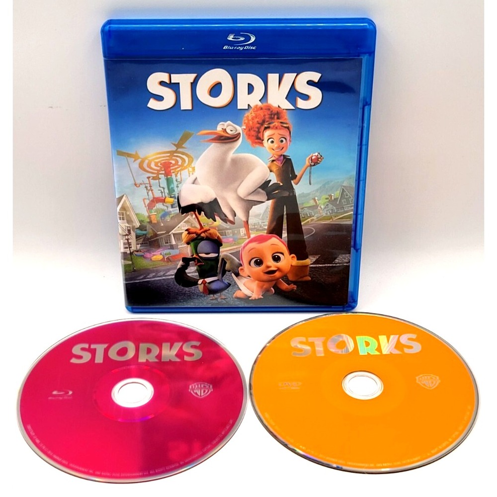 Storks (Blu-ray + DVD MOVIE ) Andy Samberg